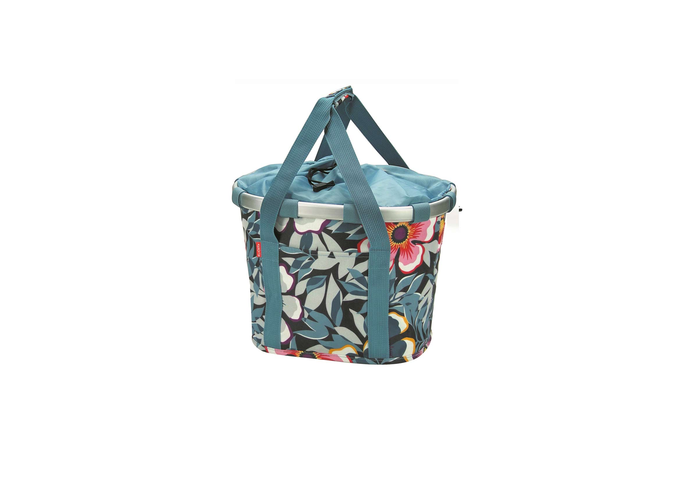 Vorderradkorb_Textil_Hawaiiblumen_Sollso Vorderradkorb Textil Hawaiiblumen Sollso