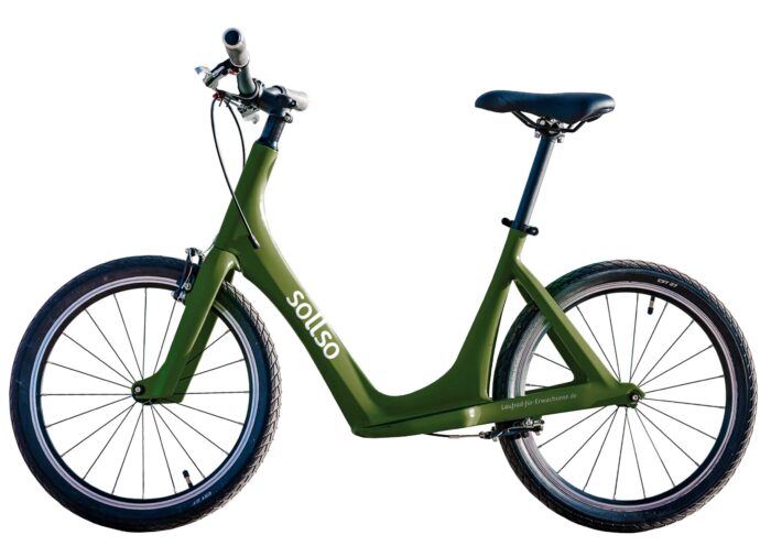 sollso elan - Laufrad aus Carbon (Olive)